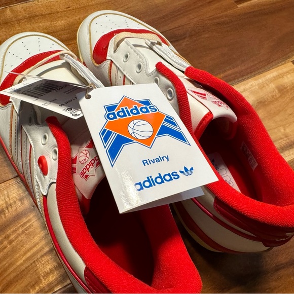 SOLD❗️- Adidas Rivalry Low 86 Core White/Team Power Red GZ2557 - Size 13 - Picture 11 of 16